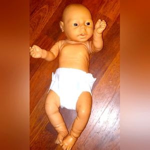 18 in vinyl look alike real baby